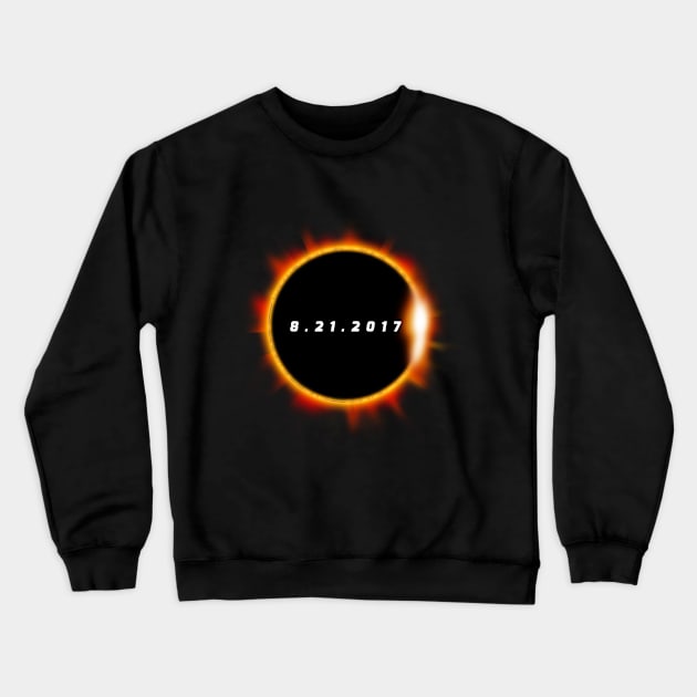 Total Solar Eclipse August 21 2017 Crewneck Sweatshirt by vo_maria